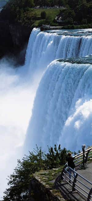 Iphone X Niagara Falls Bakgrunn — Realme Narzo 80x Bakgrunner