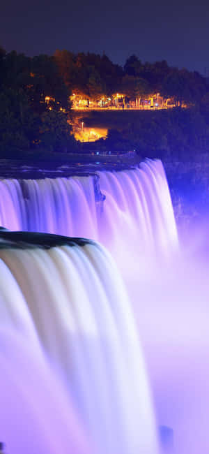 iPhone X Niagara Falls-bakgrunn — Tecno Spark Go 3 Pro Bakgrunner