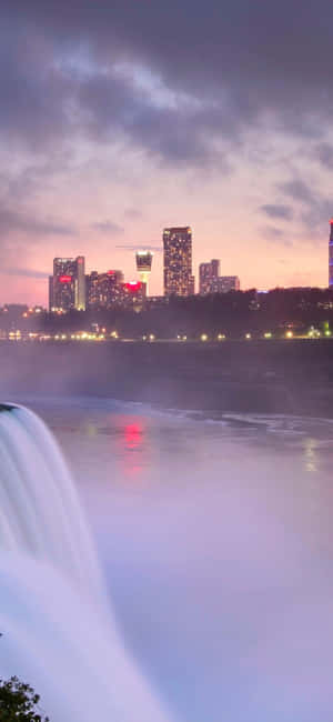 Iphone X Niagara Falls Bakgrunn — Galaxy A18 Bakgrunner