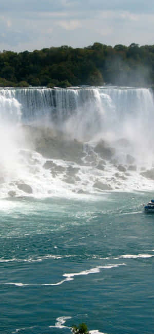 iPhone X Niagara Falls Bakgrunn — Realme Narzo 100 Lite Bakgrunner