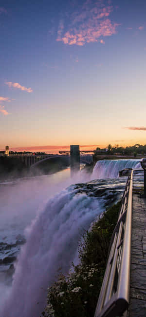 Iphone X Niagara Falls Bakgrunn — Moto G77 Bakgrunner