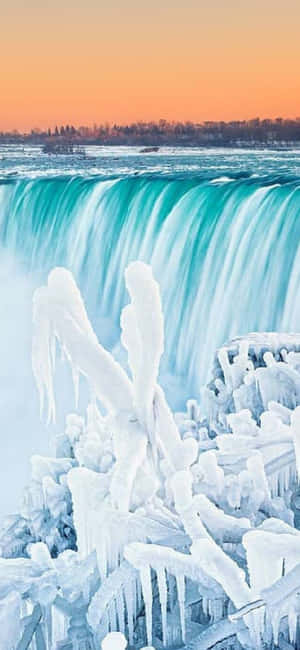 Iphone X Niagara Falls Bakgrunn — Realme Narzo 80 Lite Bakgrunner
