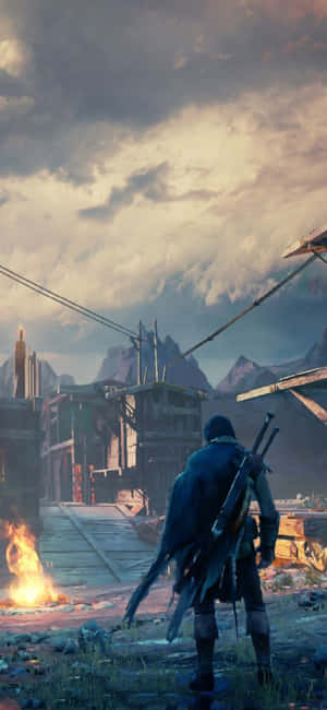 Iphone X Shadow Of Mordor Bakgrunn — iPhone Air Bakgrunner