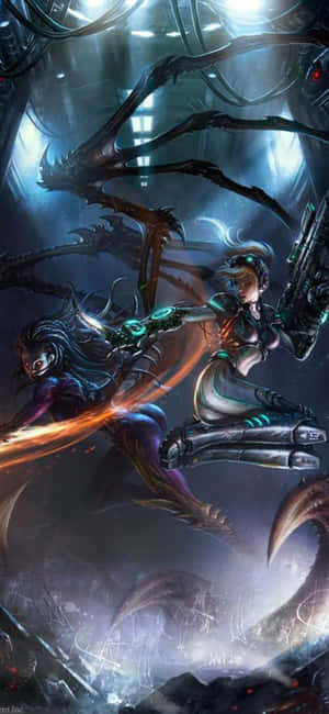 Iphone X Starcraft Ii Bakgrunn — Huawei Pura Bakgrunner