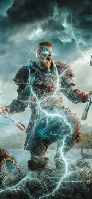 Iphone Xs Assassin's Creed Valhalla Bakgrunn — Infinix Smart 10 Plus Bakgrunner