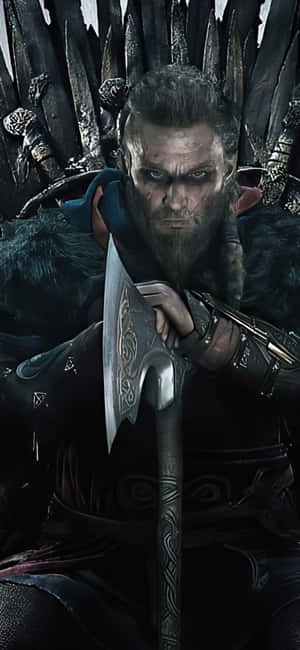 Iphone Xs Assassin's Creed Valhalla bakgrunn — Xiaomi 17T Bakgrunner