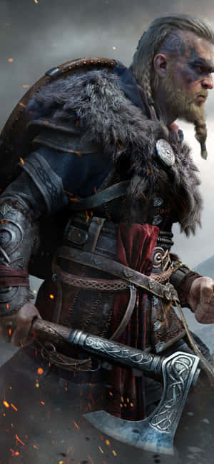 Iphone Xs Assassin's Creed Valhalla Bakgrunn — Infinix Smart 10 Plus Bakgrunner