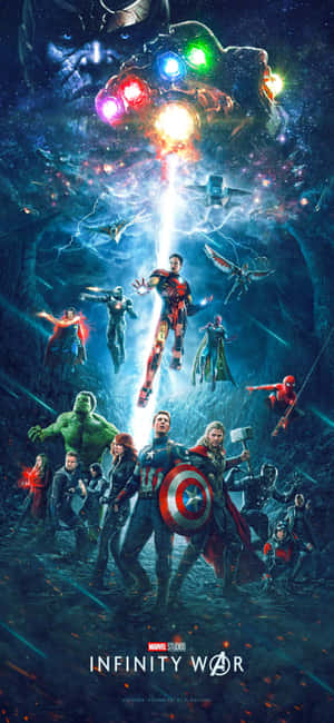 Iphone Xs Avengers bakgrunn — Galaxy M47 Bakgrunner