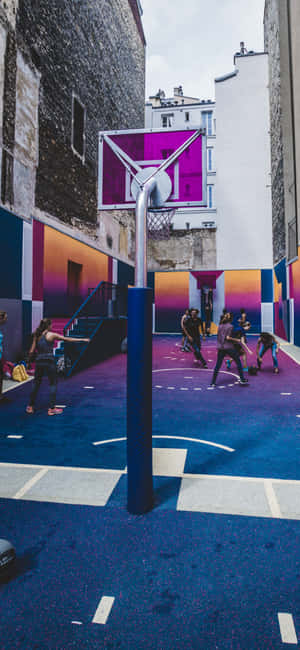 Iphone Xs Basketball Bakgrunn — iPhone 12 Bakgrunner