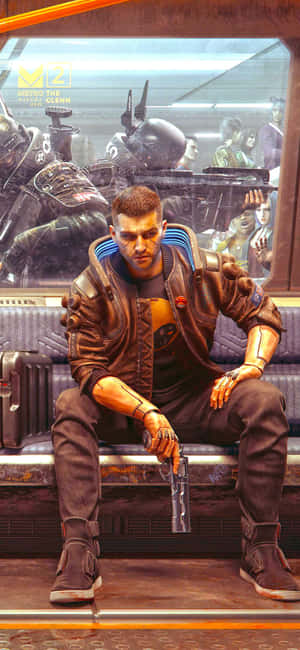 Iphone Xs Max Cyberpunk 2077 Bakgrunn — Honor X70 Pro Max Bakgrunner