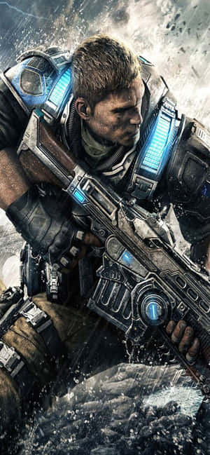 iPhone Xs Max Gears Of War 5-bakgrunn — Galaxy A18 Bakgrunner