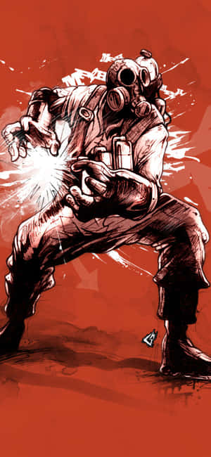 Iphone Xs Team Fortress 2 Bakgrunn — iPhone 15 Plus Bakgrunner