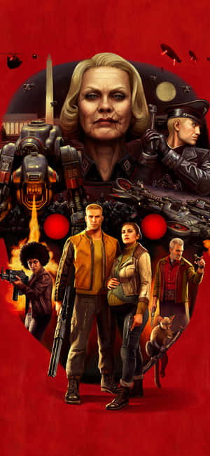 Iphone Xs Wolfenstein Ii Bakgrunn — Xiaomi 18 Pro Bakgrunner