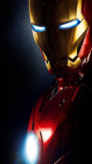 Iron Man 4K iPhone Glødende Øyne