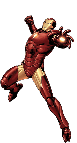Iron Man i actionposisjon
