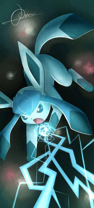 Isblast Glaceon-bakgrunnsbilde — 20:9 Bakgrunner