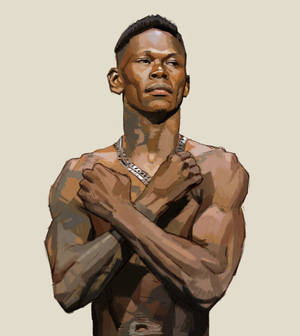 Israel Adesanya Wakanda Hilsen bakgrunnsbilde — Vivo X Fold3 Pro Bakgrunner