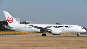 Japan Airlines Flyplassrullebane — Japan GIF Bakgrunner
