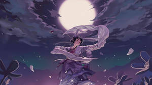 Japansk anime-dans bakgrunnsbilde — Anime dans Bakgrunner