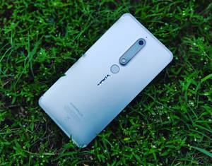 Jernblå Nokia 6.1 Bakside