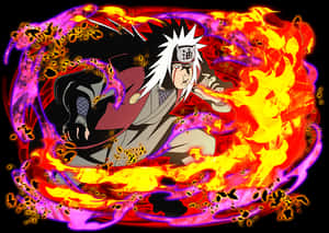 Jiraiya Ildteknikk Anime Kunst