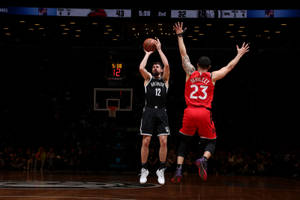 Joe Harris mot Vanvleet bakgrunnsbilde — Batterisparing Bakgrunner