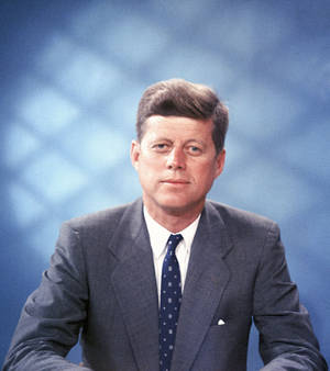 John F. Kennedy blå bakgrunn bakgrunn — Oppo Find N6 Bakgrunner