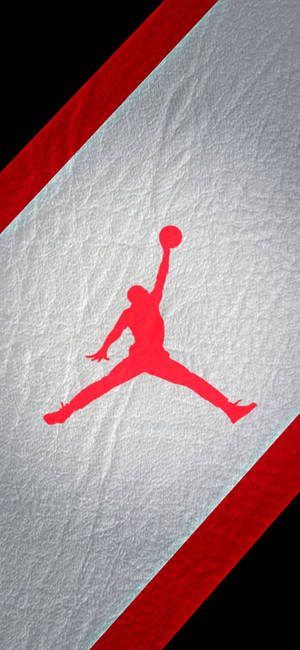 Jordan logo infrarød fargelegging bakgrunnsbilde — iPhone 17e Bakgrunner