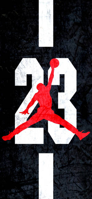 Jordan-logo signatur rød farge bakgrunnsbilde — Pixel 11 Pro Bakgrunner