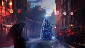 Julaften — Juletre Bakgrunner