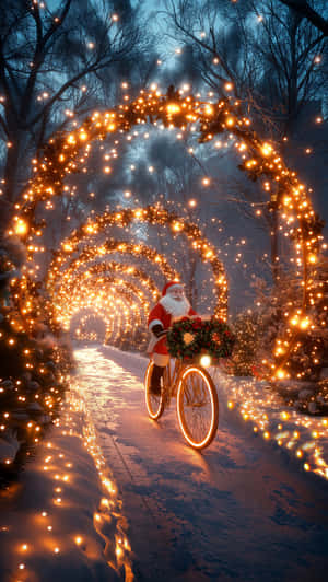 Julelinje, jul, julebakgrunner, høytid, jul 4k, julebakgrunner 4k, god jul, jul, — Koselig julestemning Bakgrunner