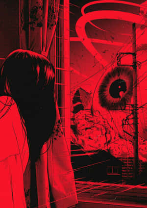 Rød Anime Estetikk — Rød Anime Bakgrunner