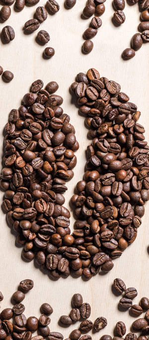 Kaffebønner mosaikkunst — Galaxy Z Flip Bakgrunner