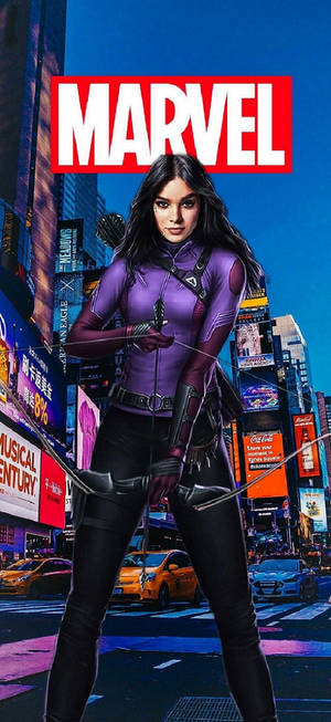 Kate Bishop Marvel fan art bakgrunnsbilde — Honor Play 80 Pro Bakgrunner