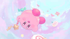 Kawaii estetisk Kirby videospill
