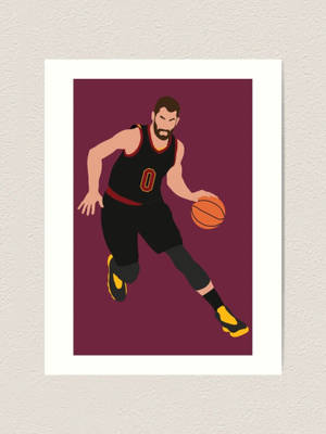 Kevin Love-karikatur-bakgrunn — 3:4 Bakgrunner