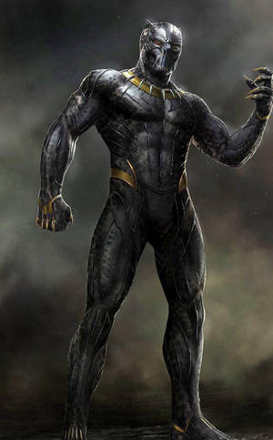 Killmonger Digital Illustrasjon bakgrunnsbilde — Galaxy Tab S10+ Bakgrunner