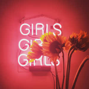 Neon Red Aesthetic — Neon rød estetikk Bakgrunner