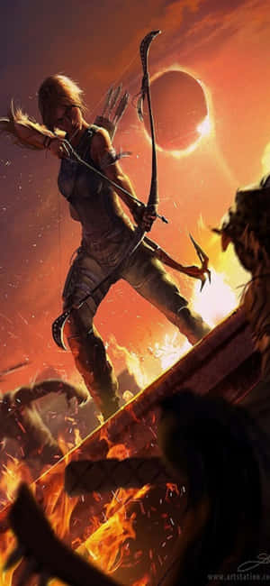 Iphone X Shadow Of The Tomb Raider Bakgrunn — iPhone 13 Bakgrunner