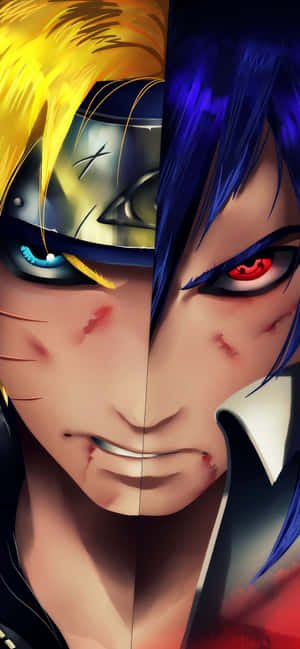 Naruto-ansikt — iPhone 14 Pro Bakgrunner