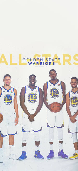 Klay Thompson GSW all-stars bakgrunnsbilde — iPhone Xs Bakgrunner