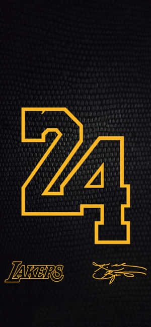 Kobe Bryant 24 Logo — Xiaomi 18 Pro Max Bakgrunner