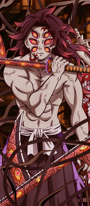Demon Slayer Kokushibo — Galaxy Z Flip Bakgrunner