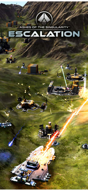 Iphone X Ashes Of The Singularity Escalation Bakgrunn — OnePlus 15 Bakgrunner