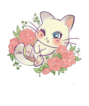 Anime katt bilder — Animekatt Bakgrunner