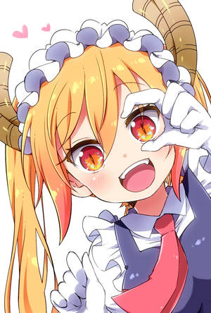 Kul animejente PFP-drage Tohru — Søt animejente Bakgrunner