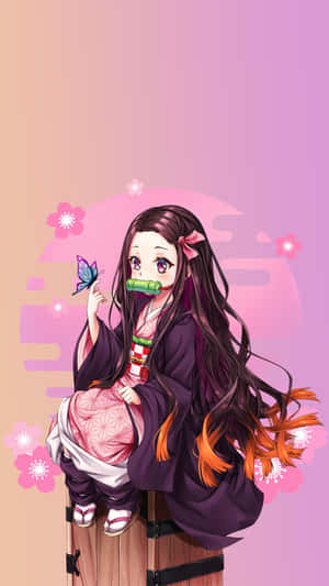 Kul Nezuko — Demon slayer Bakgrunner
