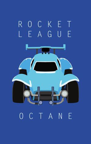 Kul Rocket League Octane-bil — Galaxy Tab S10 FE Bakgrunner