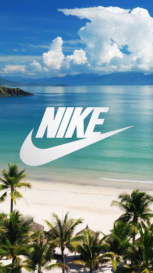 Kult strandbilde med Nike-logo