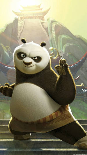 Kung Fu Panda Po iPhone 6 — iPhone 6 Bakgrunner